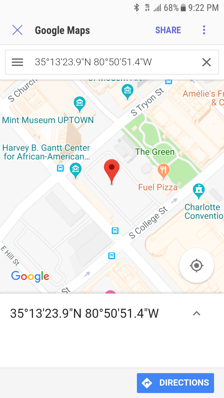 Open Link with Google Maps